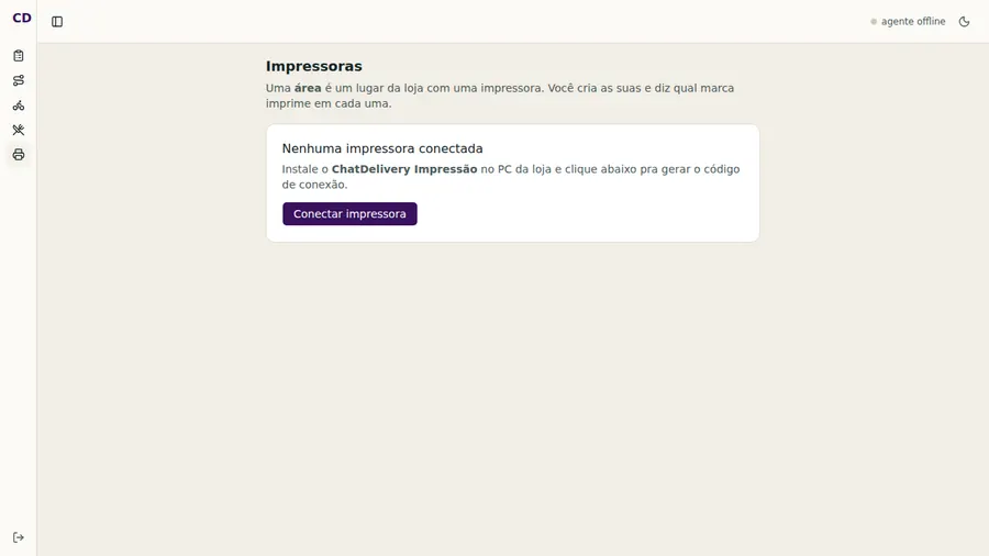 Tela: Impressoras